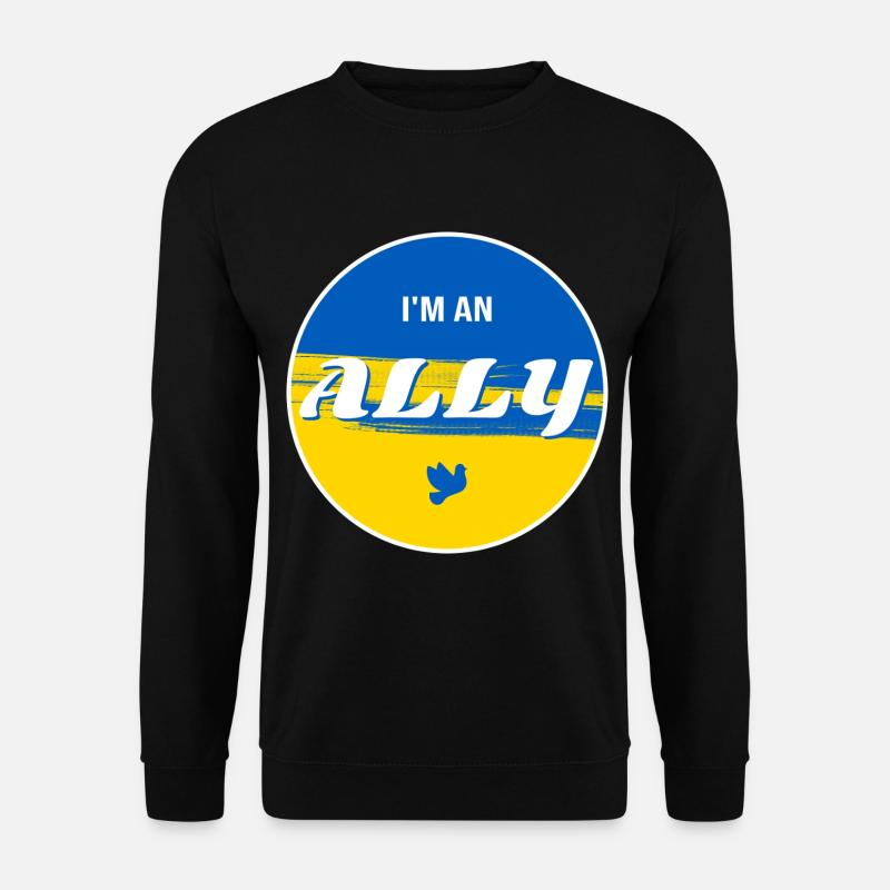 Ukraine ALLY - Unisex Sweatshirt - black