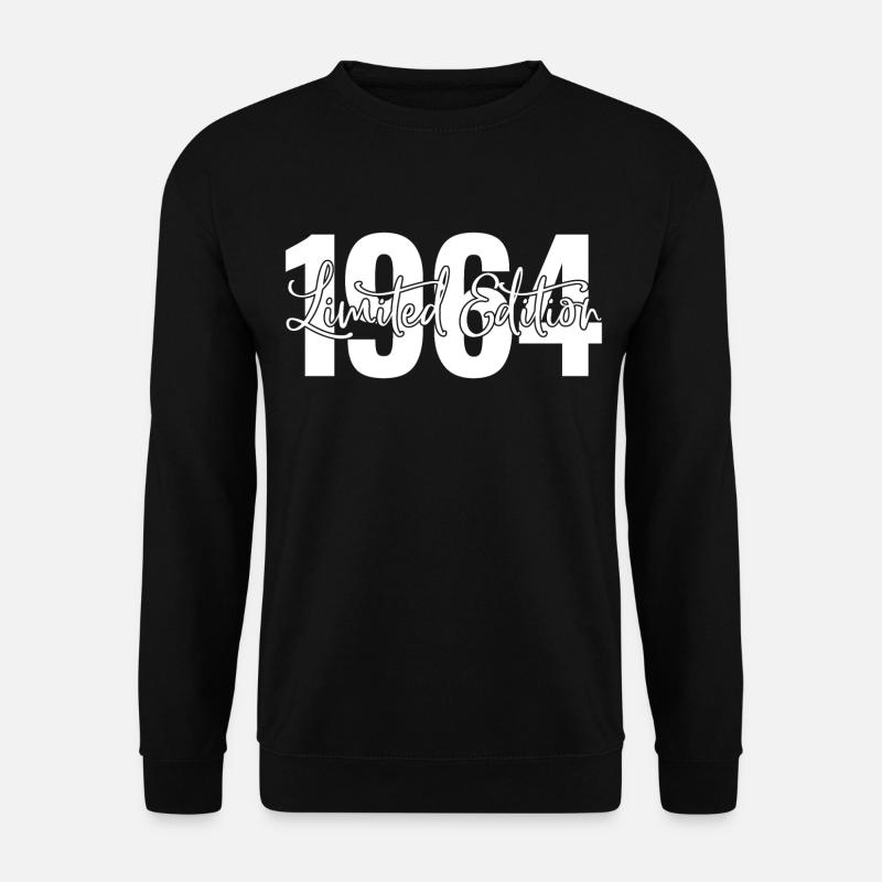 Limited Edition 1964 - Geschenk zum 60. Geburtstag - Unisex Pullover - Schwarz
