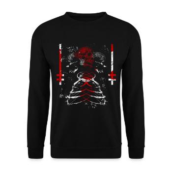 Horror pur - Unisex Pullover - Schwarz - Vorne - Alina (178cm) & Michal (187cm)