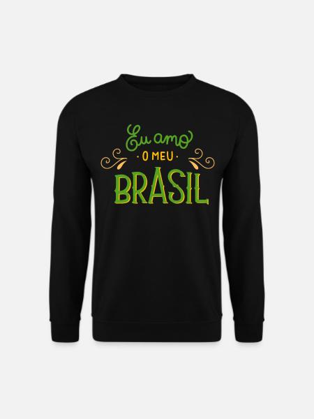 Brasilien T-shirt - Unisex Pullover - Schwarz
