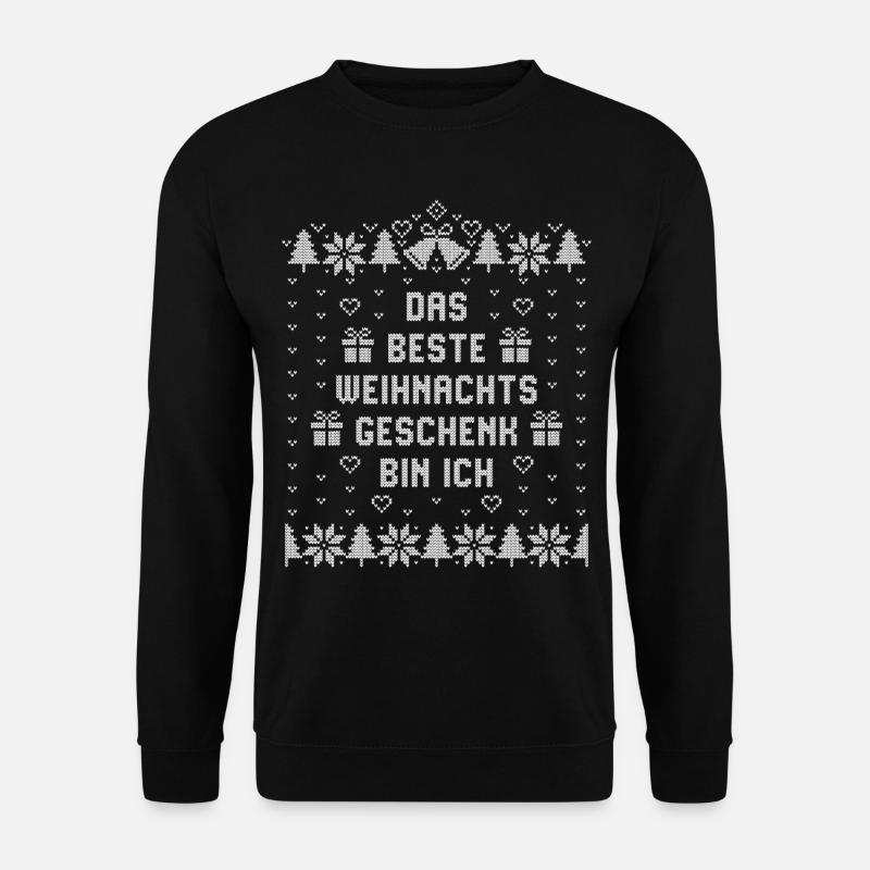 Weihnachten - Das beste Weihnachtsgeschenk bin ich - Unisex Pullover - Schwarz