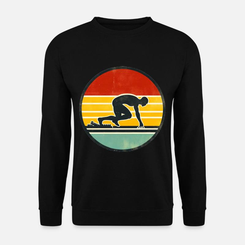 Sprinter - Athlétisme 2 - Sweat-shirt Unisexe - noir