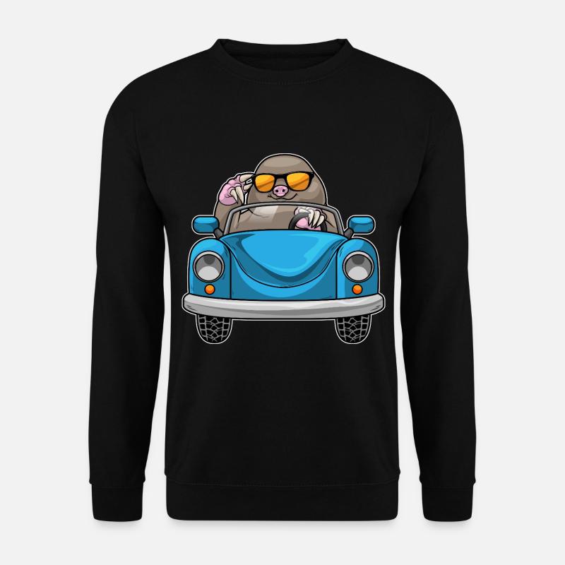 Mole Car - Unisex Sweatshirt - black