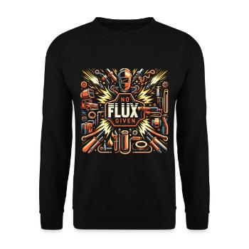Pas de flux donné 17 - Sweat-shirt Unisexe - noir - Devant - Alina (178cm) & Michal (187cm)