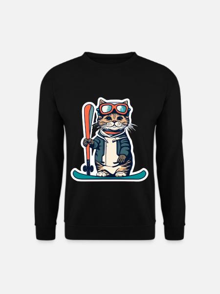 Snowboard - Unisex Pullover - Schwarz