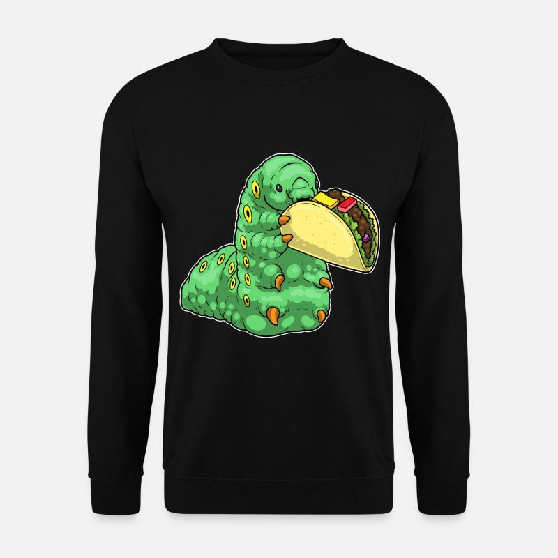 Caterpillar Taco - Unisex Sweatshirt - black
