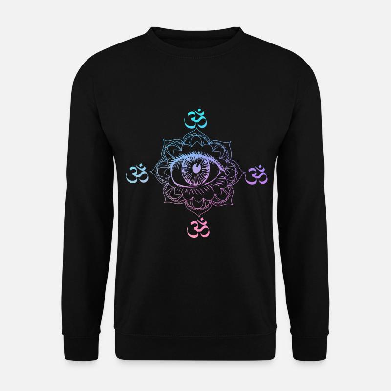 Psytrance GOA Festival Geschenk - Unisex Pullover - Schwarz
