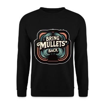 Ramenez les mulets 9 - Sweat-shirt Unisexe - noir - Devant - Alina (178cm) & Michal (187cm)
