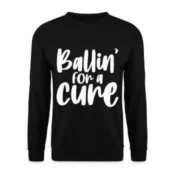 Ballin' For A Cure - Sweat-shirt Unisexe - noir - Devant - Alina (178cm) & Michal (187cm)