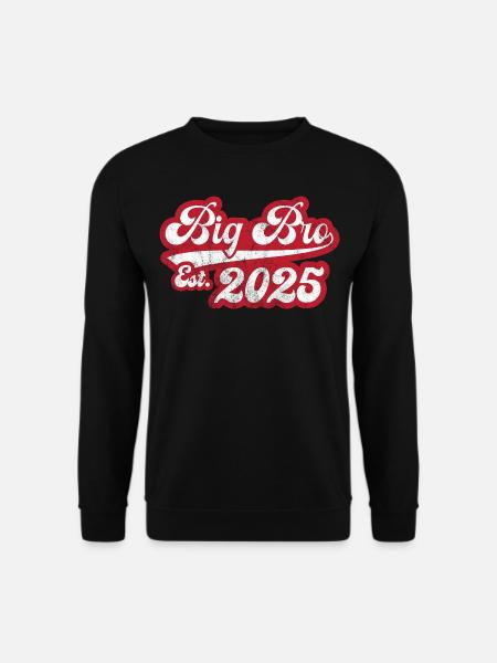 Big Bro Est 2025 - Unisex Sweatshirt - black