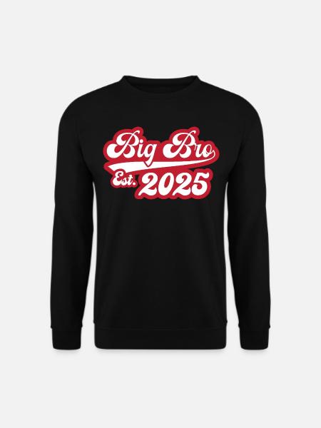 Big Bro Est 2025 - Unisex Sweatshirt - black