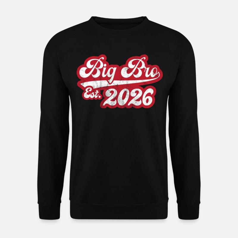 Big Bro Est 2026 - Unisex Sweatshirt - black