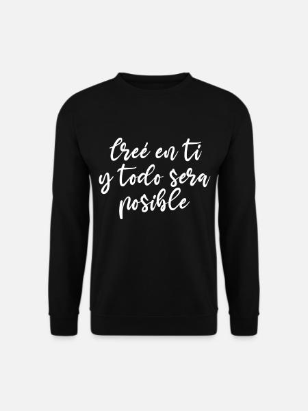 Selbstglaube - Unisex Pullover - Schwarz