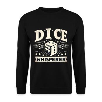 Dice Whisperer 4 - Unisex Pullover - Schwarz - Vorne - Alina (178cm) & Michal (187cm)