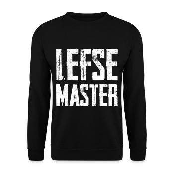 Lefse Master 2 - Unisex Sweatshirt - black - Front - Alina (178cm) & Michal (187cm)