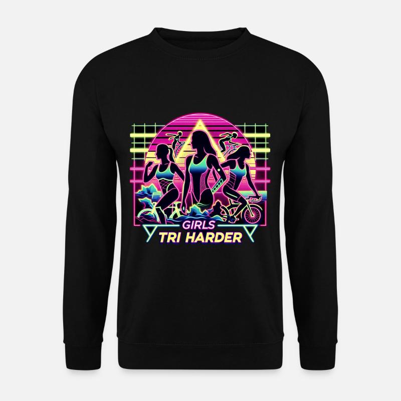 Girls Tri Harder 11 - Unisex Pullover - Schwarz