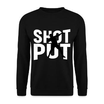 Lancer du poids 2 - Sweat-shirt Unisexe - noir - Devant - Alina (178cm) & Michal (187cm)