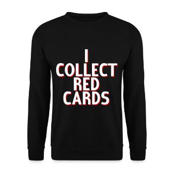 Je collectionne les cartons rouges 4 - Sweat-shirt Unisexe - noir - Devant - Alina (178cm) & Michal (187cm)