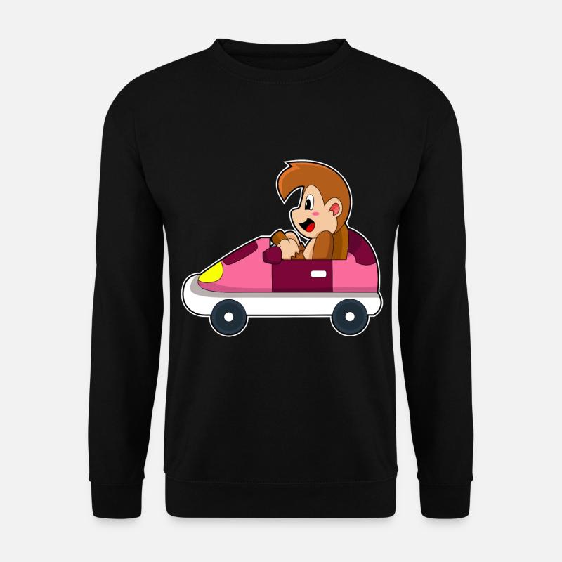 Monkey Car - Unisex Sweatshirt - black