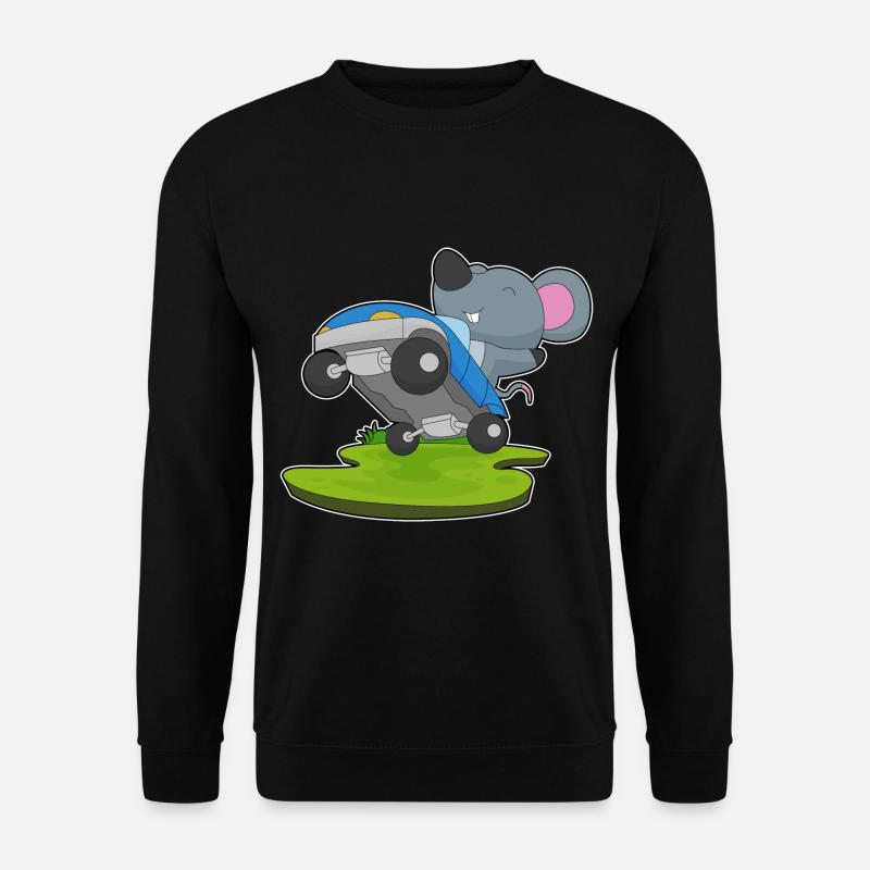 Maus Auto - Unisex Pullover - Schwarz
