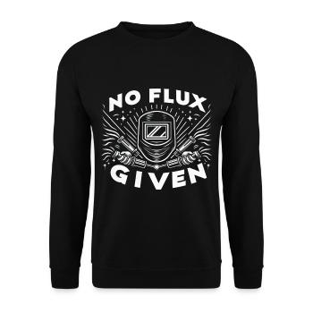 pas de flux donné 8 - Sweat-shirt Unisexe - noir - Devant - Alina (178cm) & Michal (187cm)