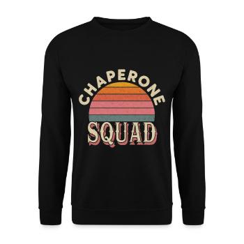 Chaperone Squad 20 - Unisex Pullover - Schwarz - Vorne - Alina (178cm) & Michal (187cm)