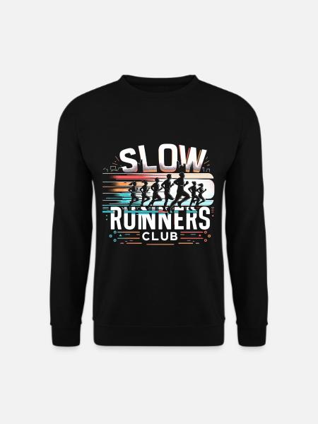 Slow Runners Club 9 - Unisex Sweatshirt - black