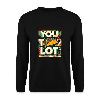 you taco lot 5 - Unisex Sweatshirt - black - Front - Alina (178cm) & Michal (187cm)