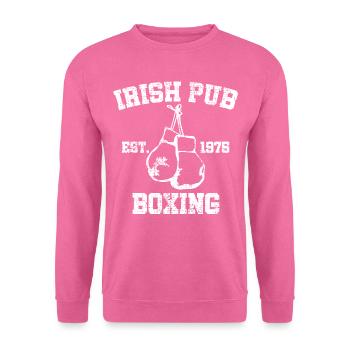 Irish Pub Boxen - Unisex Pullover - Pink - Vorne