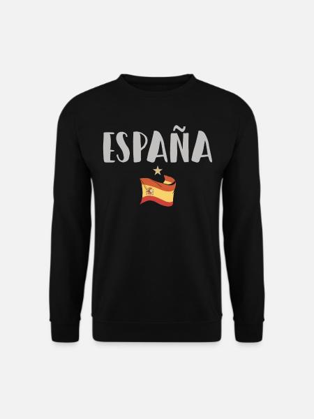 Spanien Fußball Trikot Spanische Flagge - Unisex Pullover - Schwarz
