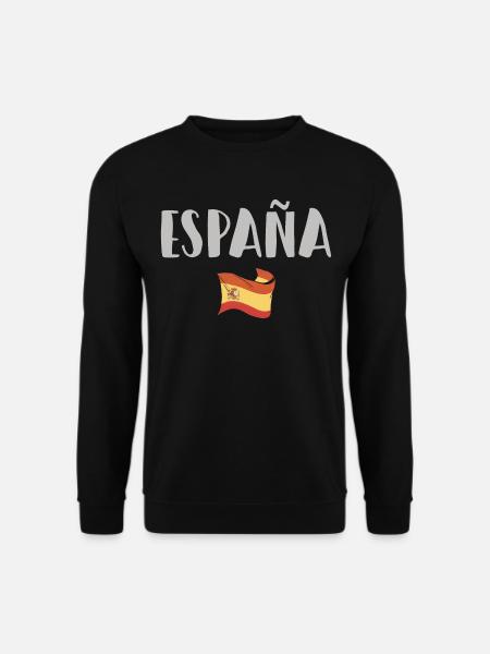 Spanien Fußball Trikot Spanische Flagge - Unisex Pullover - Schwarz