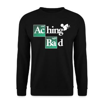 Aching Bad - Alles tut weh - Unisex Pullover - Schwarz - Vorne - Alina (178cm) & Michal (187cm)