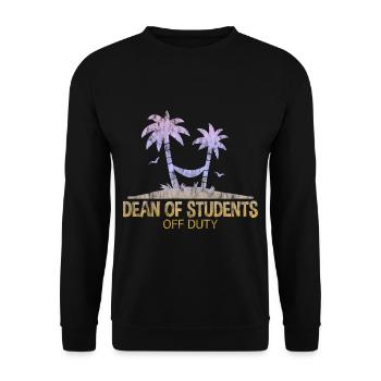 Dean Of Students Off Duty 3 - Unisex Sweatshirt - black - Front - Alina (178cm) & Michal (187cm)