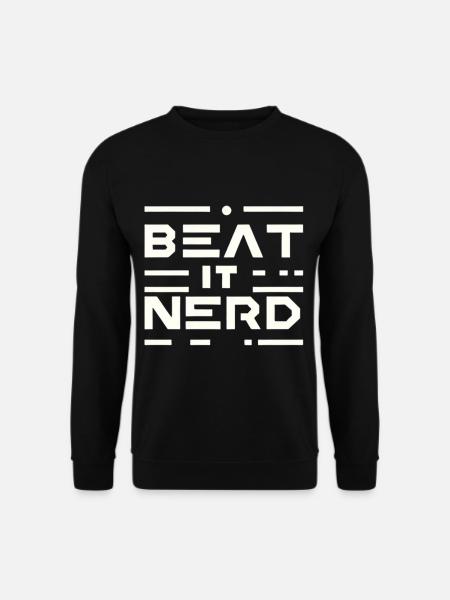 Beat it Nerd 16 - Unisex Sweatshirt - black