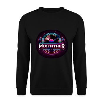 The Mixfather 12 - Unisex Sweatshirt - black - Front - Alina (178cm) & Michal (187cm)