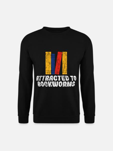Attracted To Bookworms 3 - Unisex Sweatshirt - black