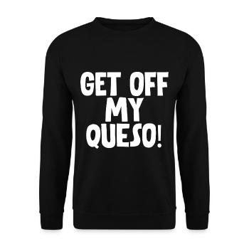 Descends de mon Queso - Sweat-shirt Unisexe - noir - Devant - Alina (178cm) & Michal (187cm)