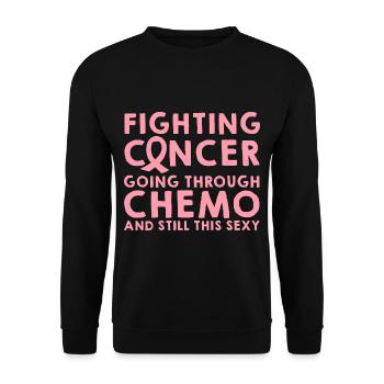 Lutter contre le cancer, et toujours aussi sexy 4 - Sweat-shirt Unisexe - noir - Devant - Alina (178cm) & Michal (187cm)