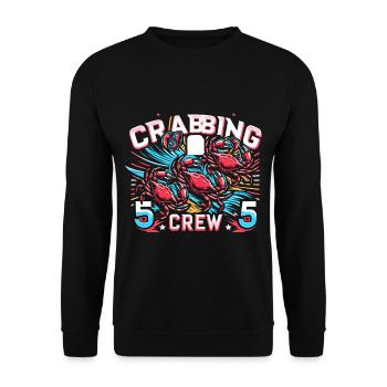 Crabbing Crew 12 - Unisex Pullover - Schwarz - Vorne - Alina (178cm) & Michal (187cm)