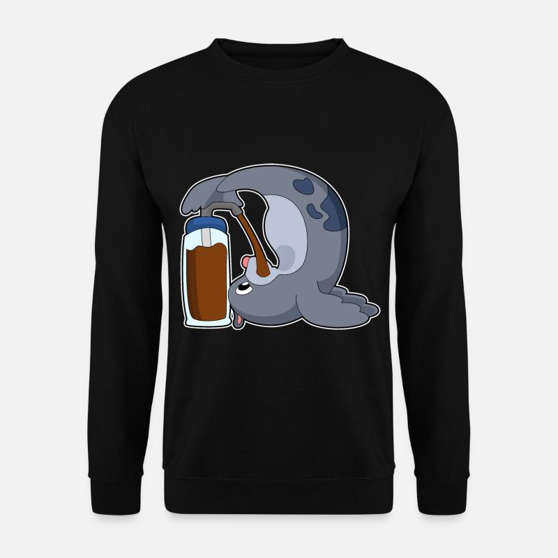 Seal Coffee - Unisex Sweatshirt - black