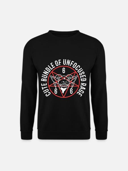 Cute Bundle Of Unfocused Rage - Unisex Sweatshirt - black