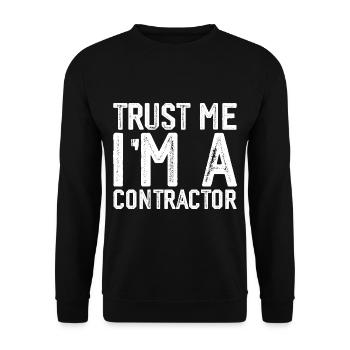 Croyez-moi, je suis un entrepreneur 3 - Sweat-shirt Unisexe - noir - Devant - Alina (178cm) & Michal (187cm)