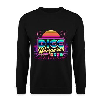 Dice Whisperer 9 - Unisex Pullover - Schwarz - Vorne - Alina (178cm) & Michal (187cm)