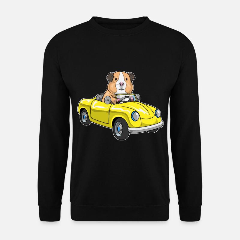 Guinea pig car - Unisex Sweatshirt - black