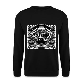 Crabbing Crew 9 - Unisex Pullover - Schwarz - Vorne - Alina (178cm) & Michal (187cm)