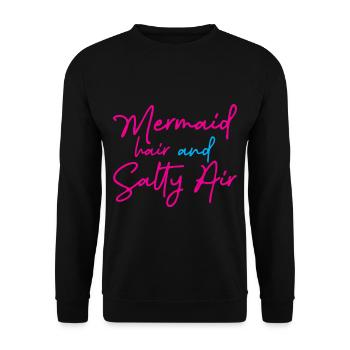 Sirène Cheveux Et Salty Air 2 - Sweat-shirt Unisexe - noir - Devant - Alina (178cm) & Michal (187cm)