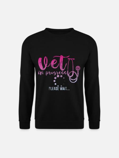Vet In Progress, Please Wait 3 - Unisex Pullover - Schwarz