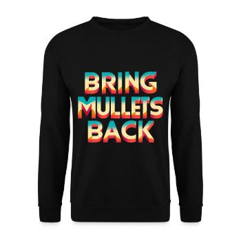 Ramenez des mulets 7 - Sweat-shirt Unisexe - noir - Devant - Alina (178cm) & Michal (187cm)