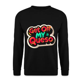 Descends de mon Queso 9 - Sweat-shirt Unisexe - noir - Devant - Alina (178cm) & Michal (187cm)