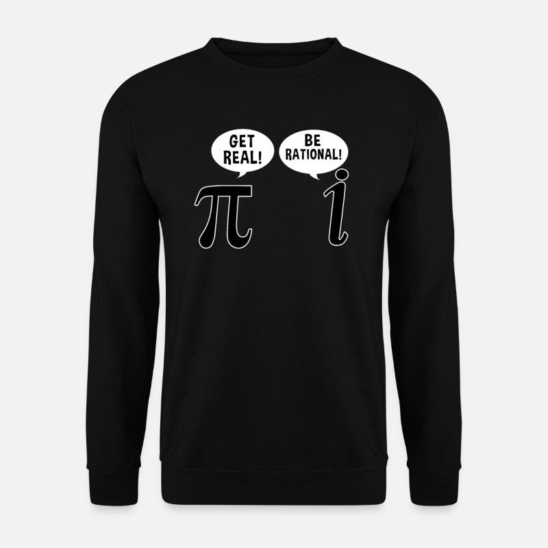Mathe lustig Spruch Wissenschaftler Geschenkidee - Unisex Pullover - Schwarz
